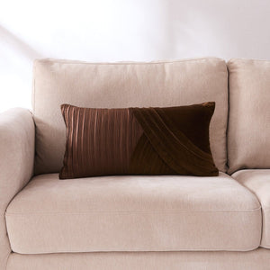 Shitake Velvet Decorative Pillow Cover