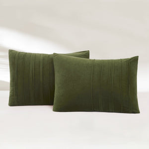 Pleated Groove Comforter Set