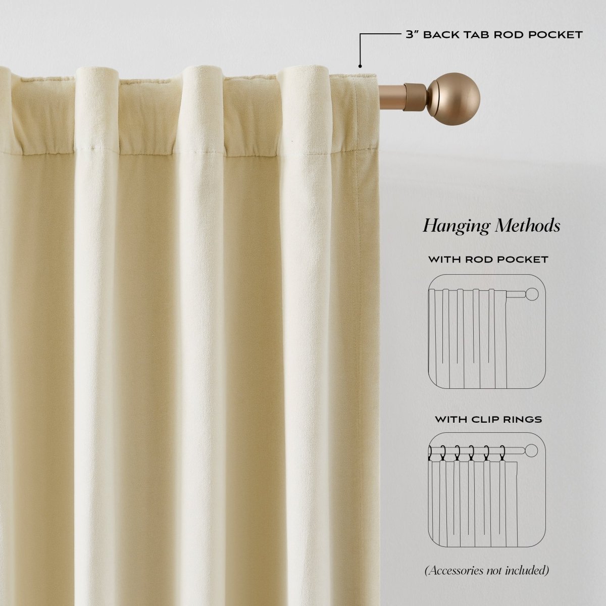 Terran Velvet Blackout Window Curtain Panels