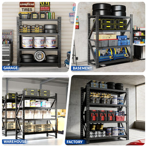 Heavy Duty 4 Shelf Garage Shelving Unit