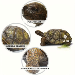 21.3' Large Realistic Resin Turtle Statue