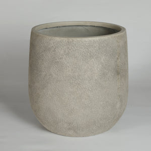 Round Concrete Planter Set of 2 - Antique Grey