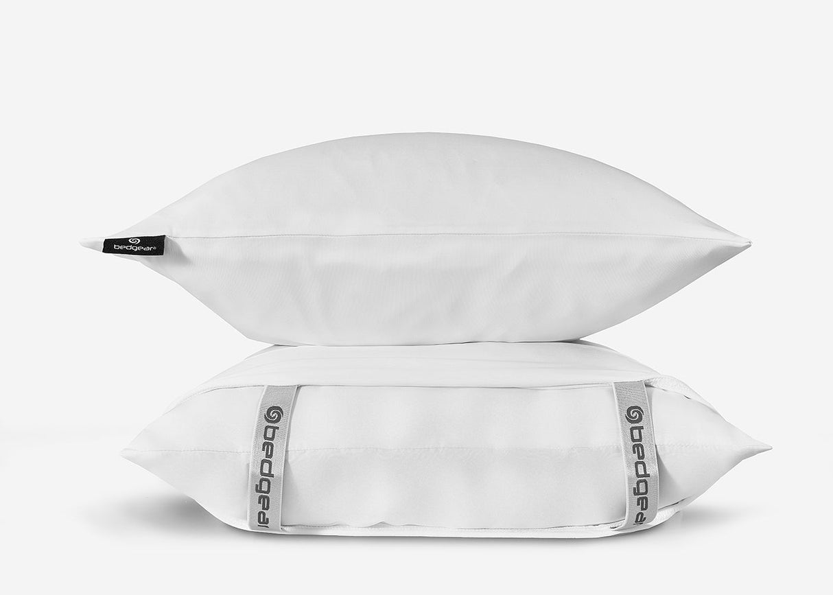 BedGear Dri-Tec King Pillowcase Set, White