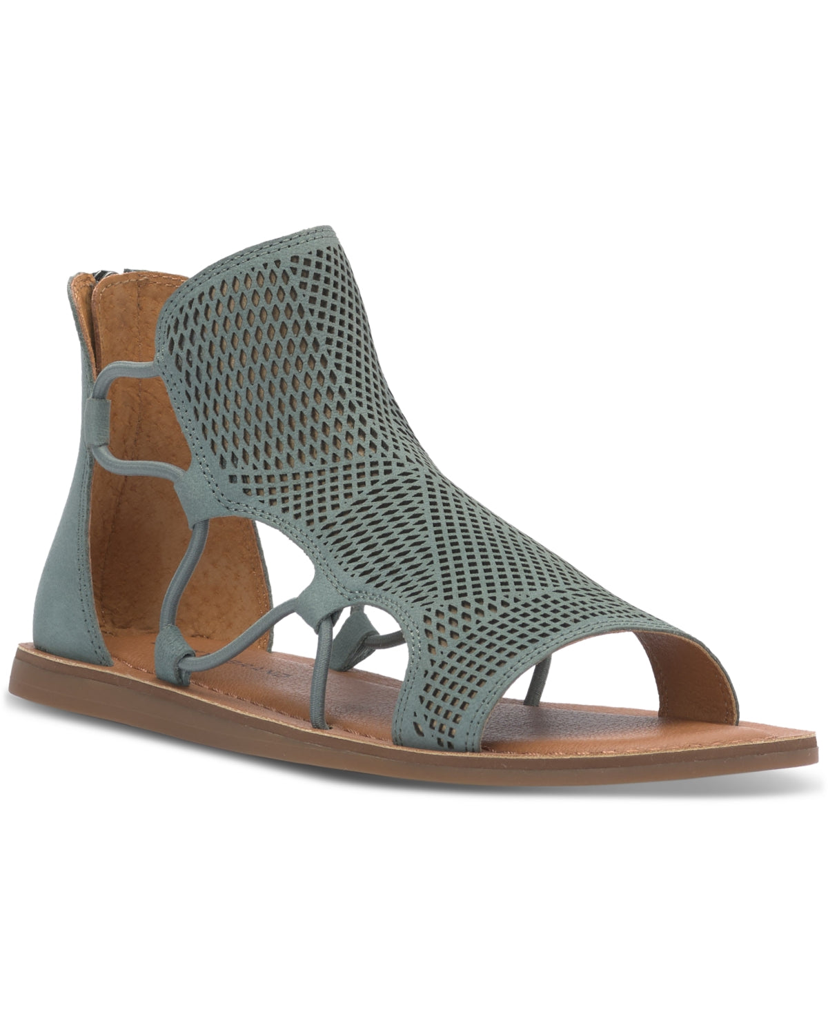 Lucky Brand Women's Gladiator Sandals Bartega Shoes in Green Size 7