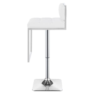 Alameda - Adjustable Bar Stool - White