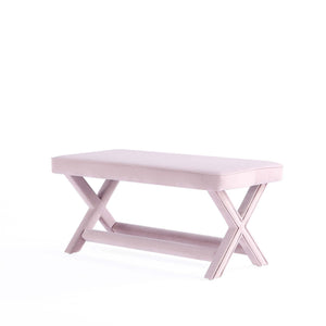 Abigail - Accent Bench With Piped Cushion