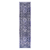Area rug, washable rug, low-pile, non-slip, non-shedding, foldable, kid & pet friendly - area rugs for living room, bedroom, kitchen, dining room rug - perfect gifts, (anthracite, 2'6'' x 10')