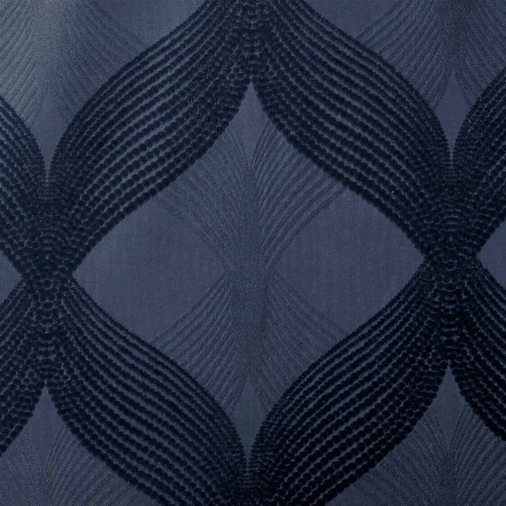 Ogee knitted jacquard total blackout curtain panel (only 1 pc panel)