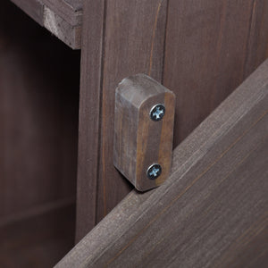 K&K 78.3' Outdoor Kitchen Island with Foldable Grill Table