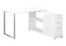 L-Shape Computer Desk with Storage Drawers