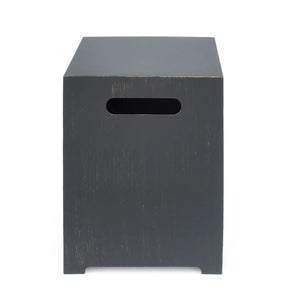 Modern Tank Holder Side Table With Powder Coated Frame