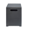 Modern Tank Holder Side Table With Powder Coated Frame