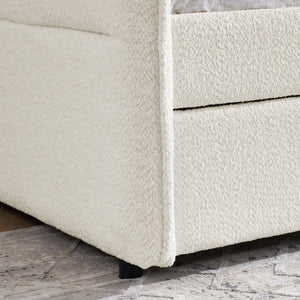 Upholstered Daybed With Pop Up Trundle
