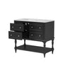 36" Bathroom Vanity Cabinet with Undermount Sink and 4 Drawers - Beige, Black, White