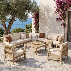 Perla Outdoor 8-Seater Patio Conversation Set