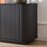 Modern Fluted Sideboard Storage Cabinet