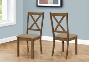 Transitional Upholstered Dining Chairs Set of 2