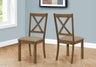 Transitional Upholstered Dining Chairs Set of 2