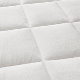 Overfilled plush hypoallergenic down alternative waterproof mattress pad