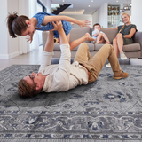 NAAR MARFI Collection Oriental Non-Shedding and Stain Resistant Area Rug