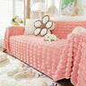 Fluffy Faux Fur Couch Cover Plush Sofa Throw, Warm & Stylish Sofa Protector