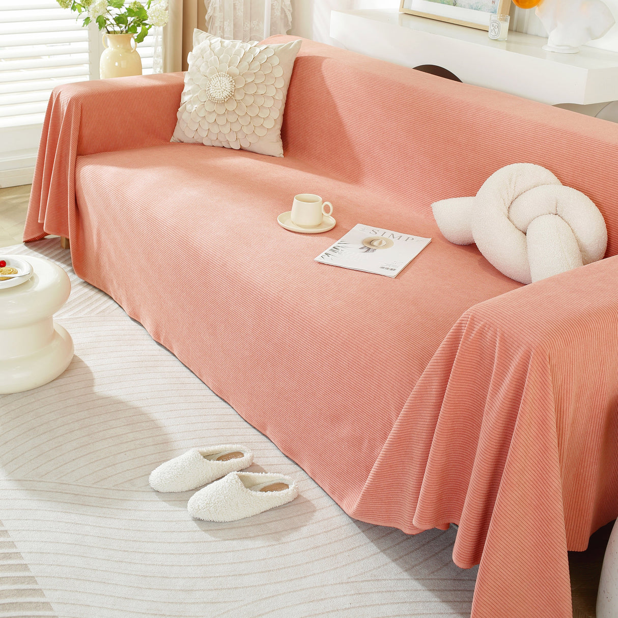 Soft Plush Warm Couch Cover Blanket for Sofa