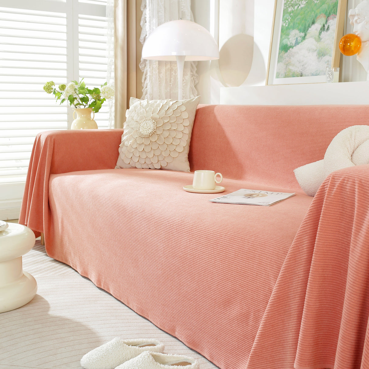 Soft Plush Warm Couch Cover Blanket for Sofa
