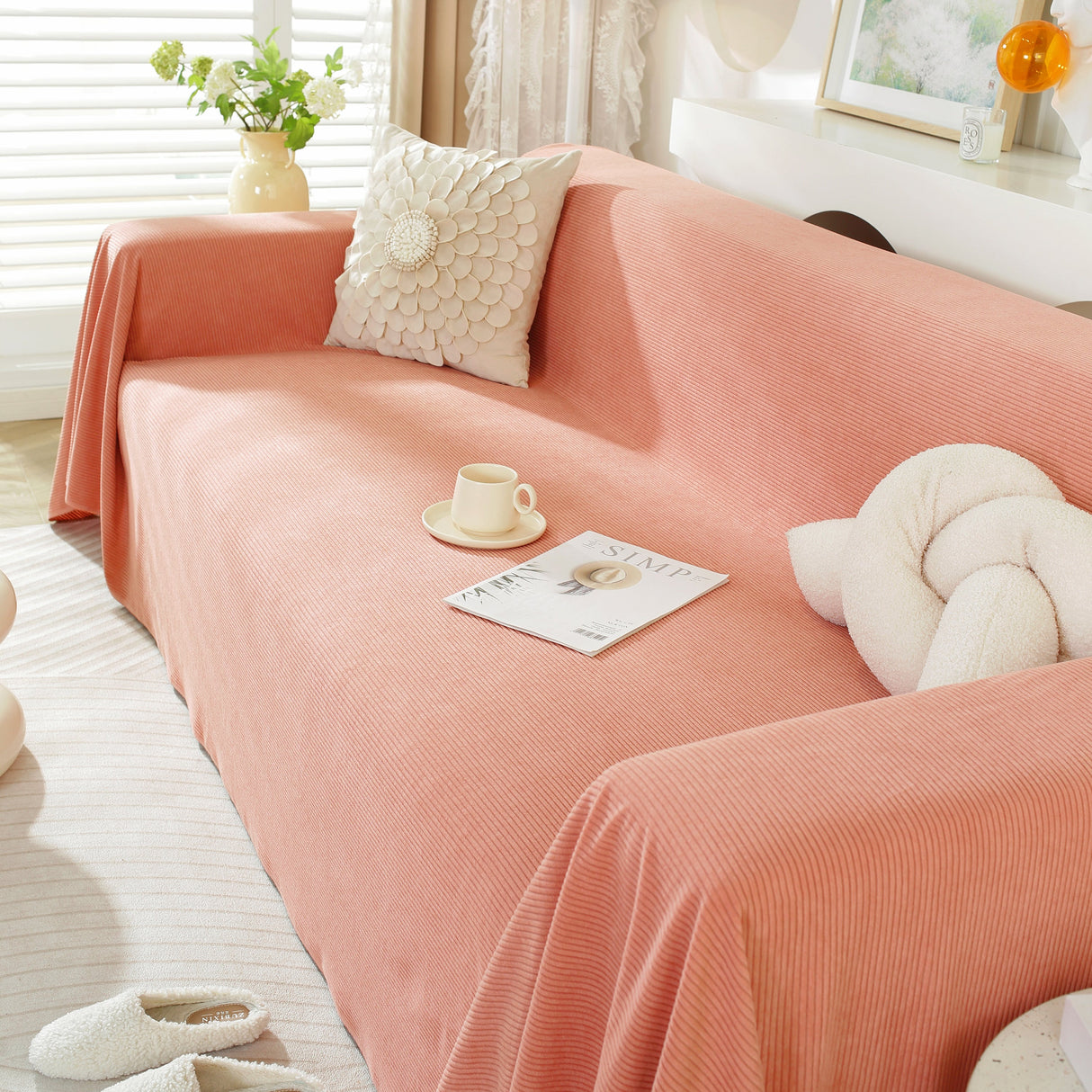 Soft Plush Warm Couch Cover Blanket for Sofa