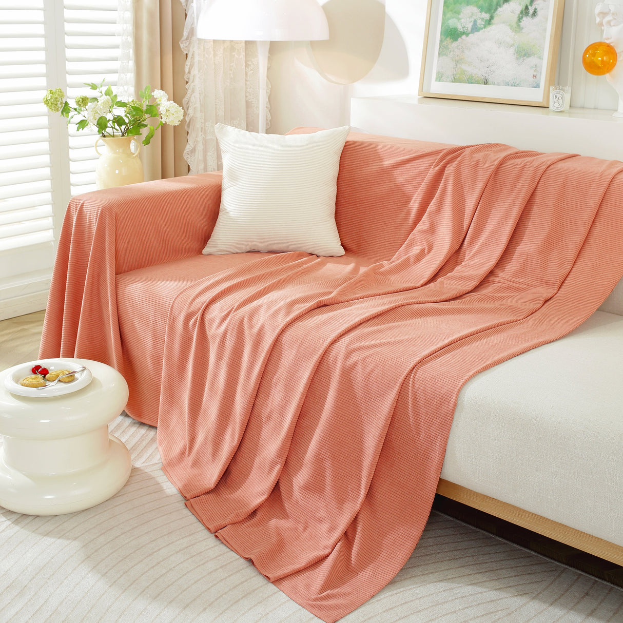Soft Plush Warm Couch Cover Blanket for Sofa