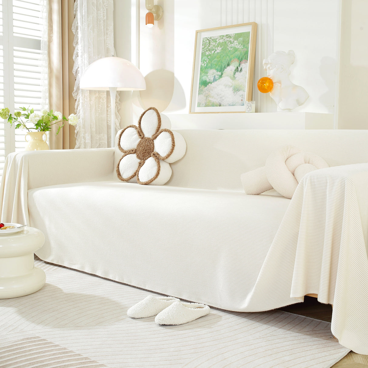 Soft Plush Warm Couch Cover Blanket for Sofa