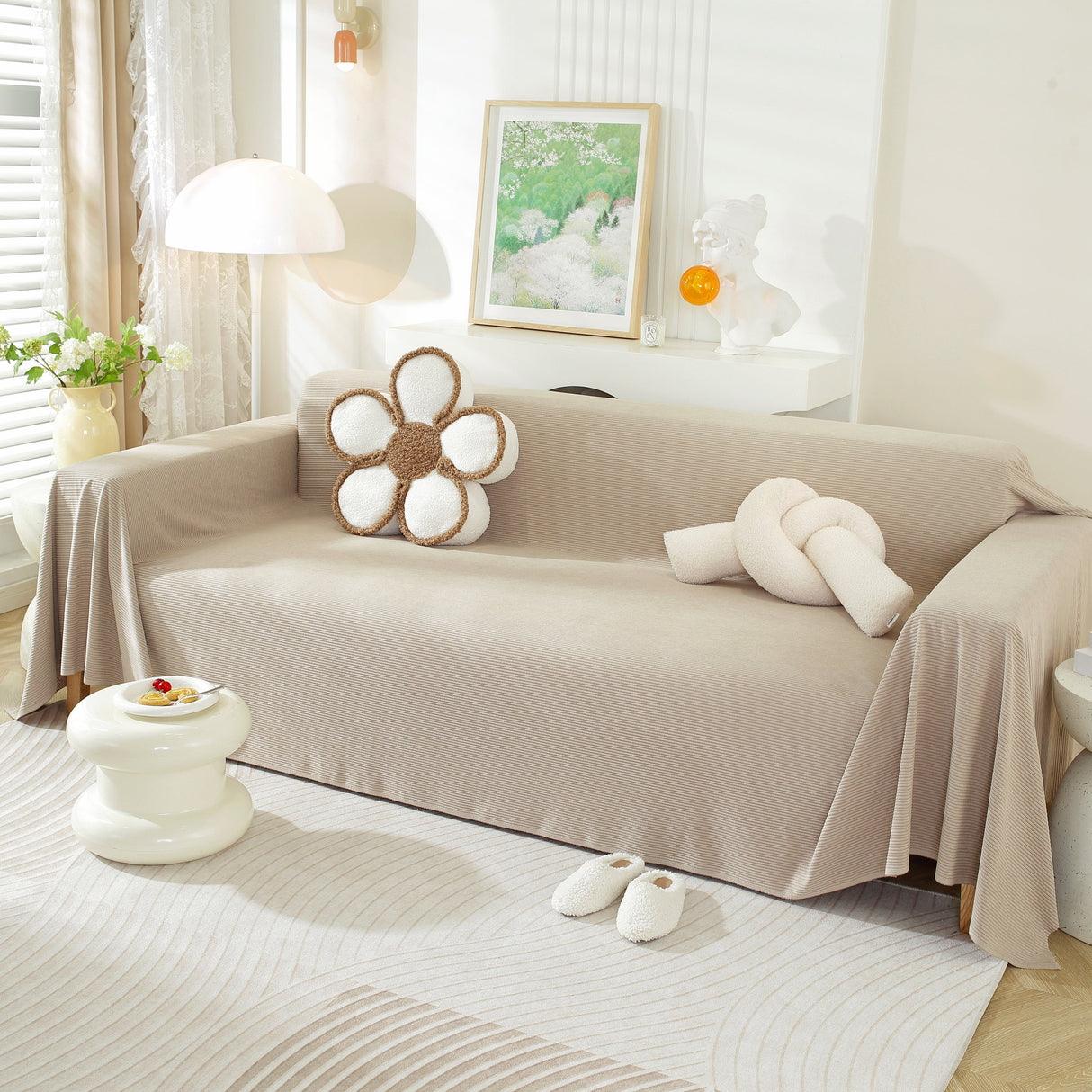 Soft Plush Warm Couch Cover Blanket for Sofa