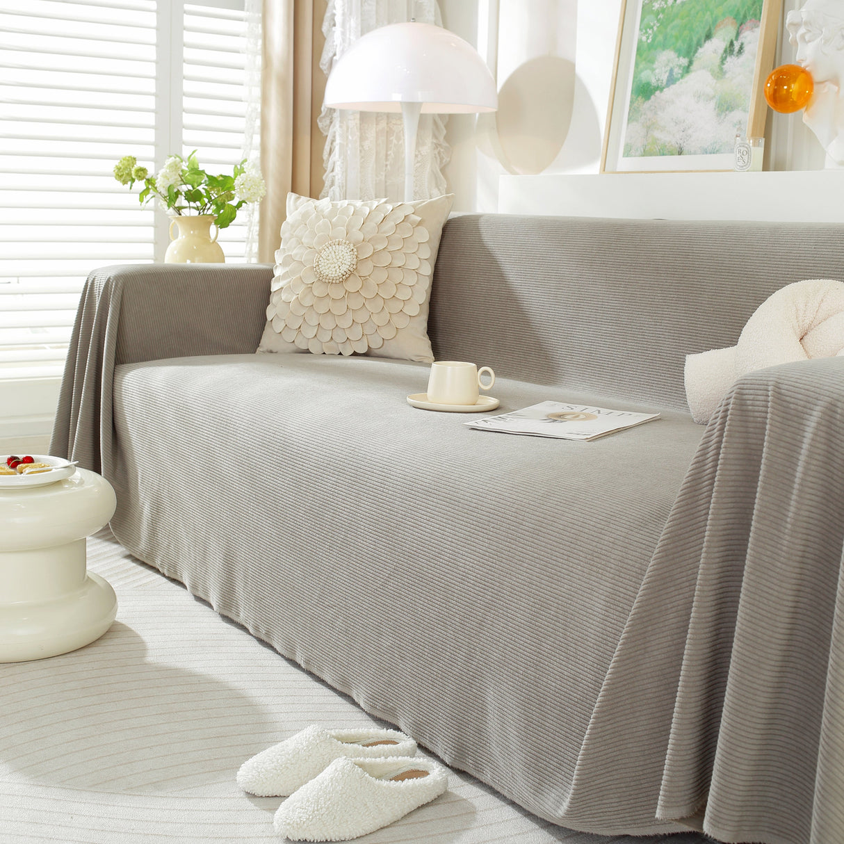 Soft Plush Warm Couch Cover Blanket for Sofa