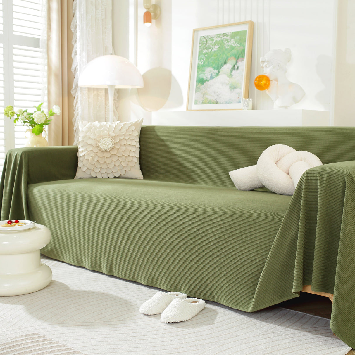 Soft Plush Warm Couch Cover Blanket for Sofa