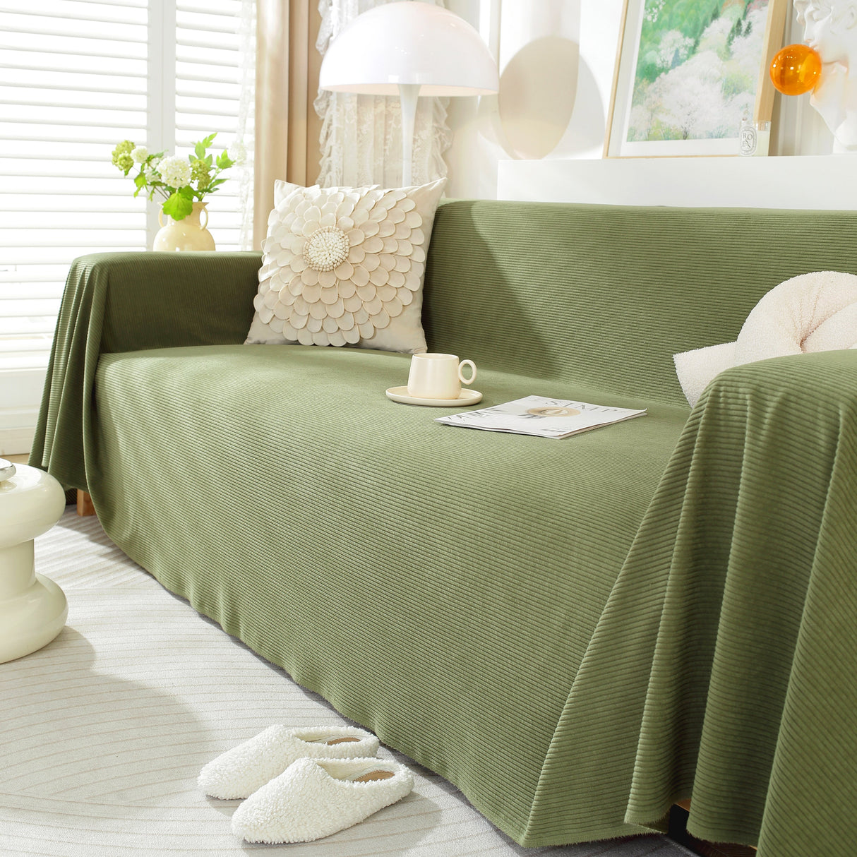Soft Plush Warm Couch Cover Blanket for Sofa