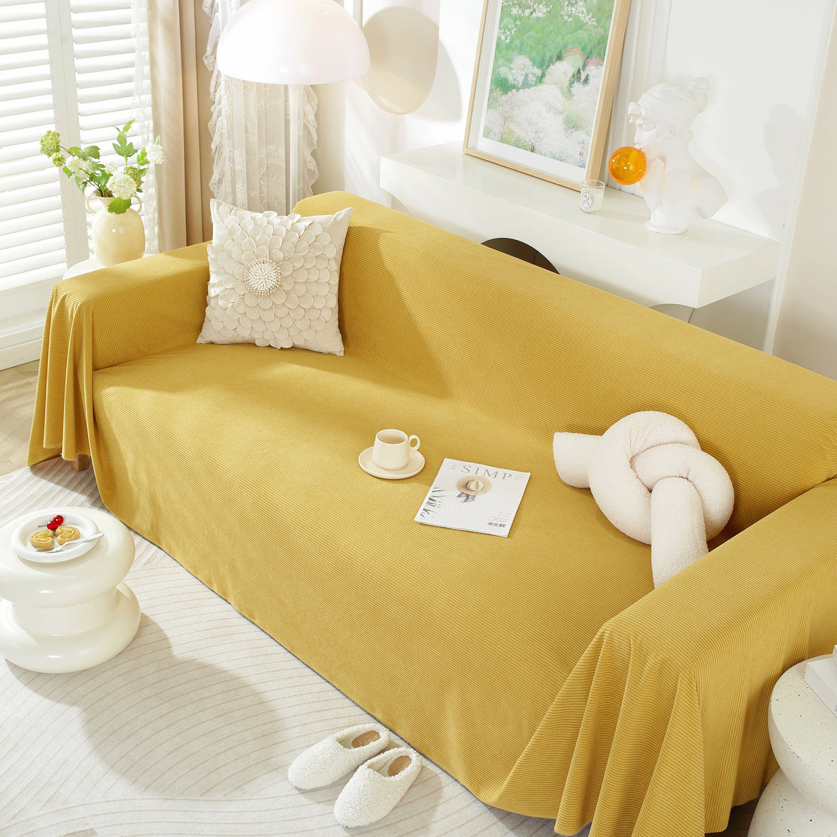 Soft Plush Warm Couch Cover Blanket for Sofa