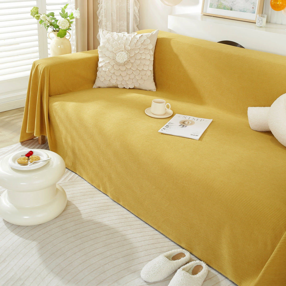 Soft Plush Warm Couch Cover Blanket for Sofa