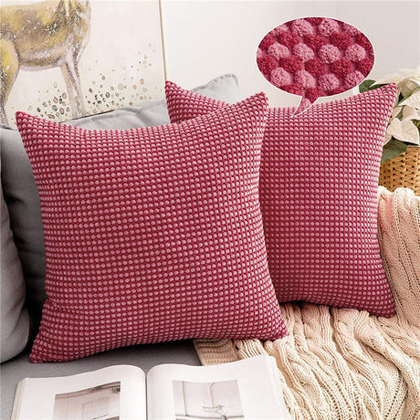 Cozy Textured Knitted Cushion Cover (No Inserts)