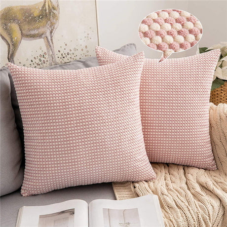 Cozy Textured Knitted Cushion Cover (No Inserts)