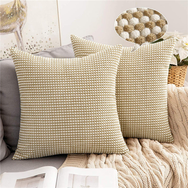 Cozy Textured Knitted Cushion Cover (No Inserts)