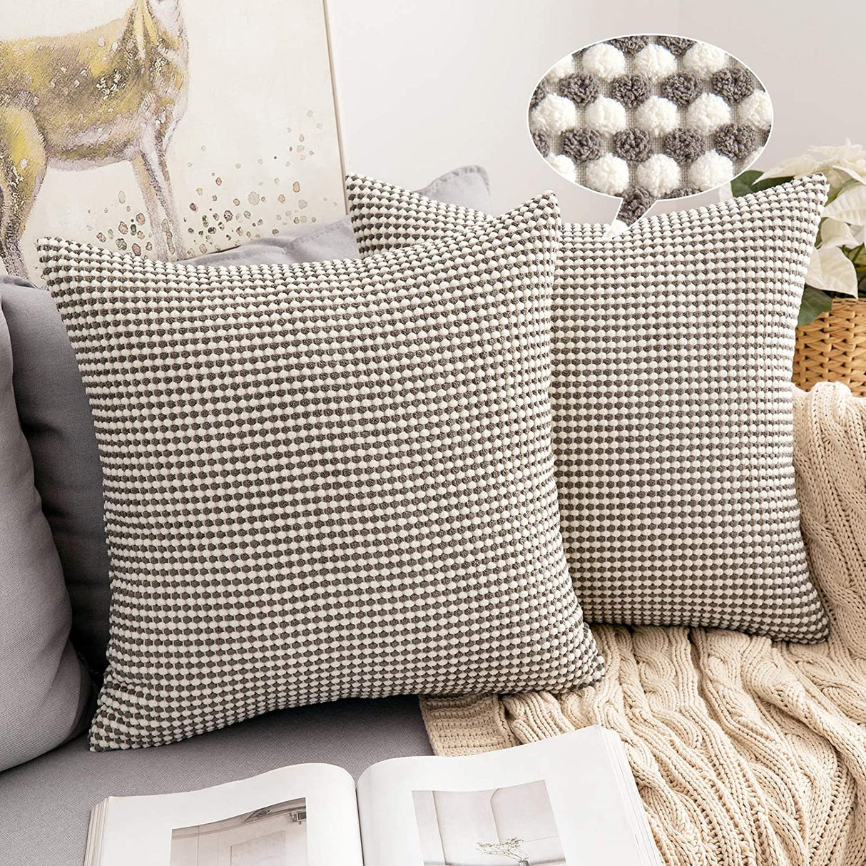 Cozy-Textured-Knitted-Cushion-Cover-(No-Inserts)-Throw-Pillows