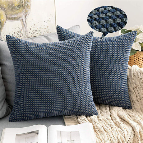 Cozy Textured Knitted Cushion Cover (No Inserts)