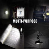 2-Pack Rechargeable COB Keychain Work Lights – EDC Flashlight with Folding Stand & Bottle Opener for Camping, Fishing, and Emergencies