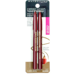 Maybelline Expert Eyes Brow And Eye Pencil, Blonde [107], 0.03 oz (Pack of 4)