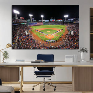 Fenway Park Wall Art Canvas Print | Large Baseball Stadium