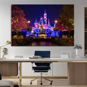 Castle Large Wall Art Disney Magic Kingdom Kids Room Decor -