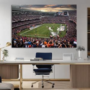 Chicago Bears Soldiers Field Wall Art Canvas Print – Framed