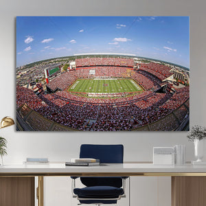 William Brice Stadium Wall Art Canvas Print – Stadium Crowd