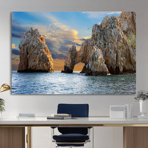 The Arch Cabo San Lucas Ocean Arch Wall Art Canvas Print,