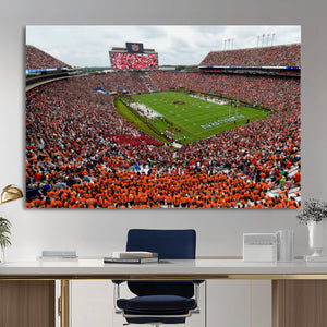 Auburn Stadium Wall Art Canvas Print, Jordan Hare Stadium
