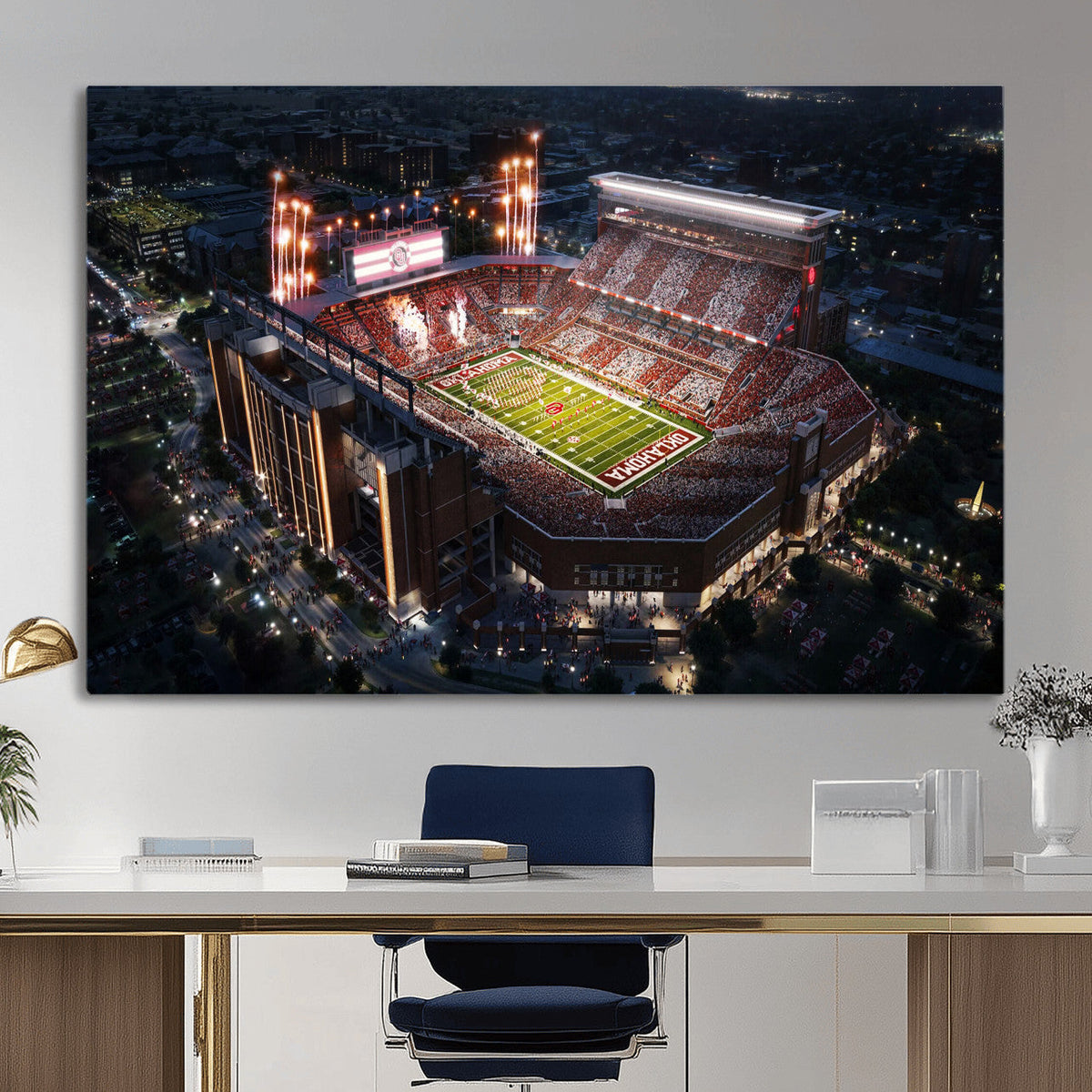 Oklahoma Memorial Stadium - Gaylord Memorial Stadium Wall